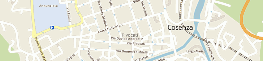 Mappa della impresa immagine costruzioni srl a COSENZA