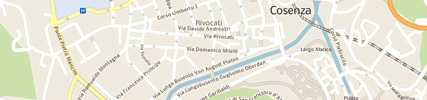 Mappa della impresa enobruzia sas di de rose andrea e c  a COSENZA