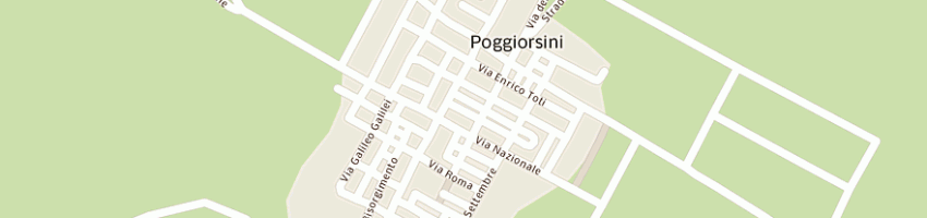 Mappa della impresa terribile francesco a POGGIORSINI