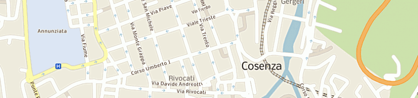 Mappa della impresa otosan snc a COSENZA