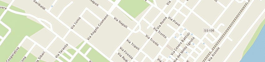 Mappa della impresa istituto di estetica di d'uva eleonora  a LOCRI