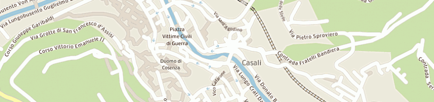 Mappa della impresa farmacia policicchio v di policicchio pia e c sas a COSENZA