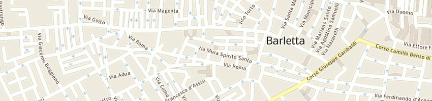 Mappa della impresa bruno raffaele giovanni a BARLETTA