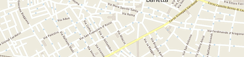 Mappa della impresa laboratorio analisi cliniche snc dottromanelli e dott vurro a BARLETTA