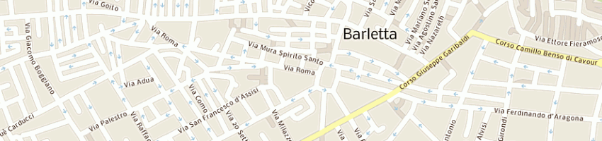 Mappa della impresa punto auto di balestrucci ruggiero a BARLETTA