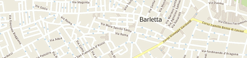 Mappa della impresa acli-associazione cristiana lavoratori italiani a BARLETTA