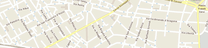 Mappa della impresa vip bar di arditore alessandro a BARLETTA