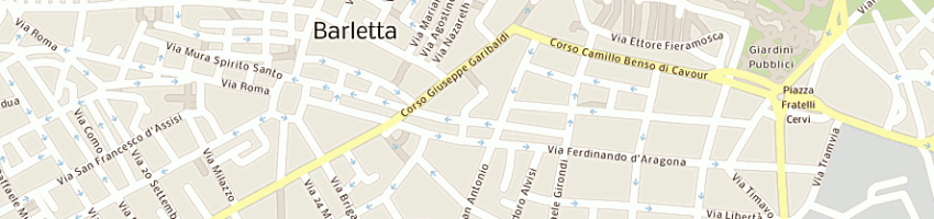 Mappa della impresa claudia kids di pistillo leonarda a BARLETTA