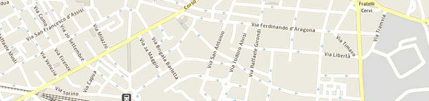 Mappa della impresa limoni spa a BARLETTA