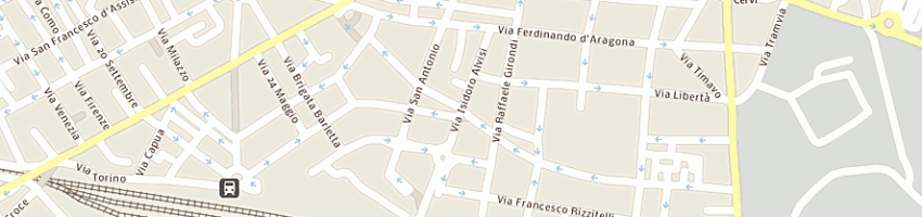 Mappa della impresa bar simeone di daluiso cd e c sas a BARLETTA
