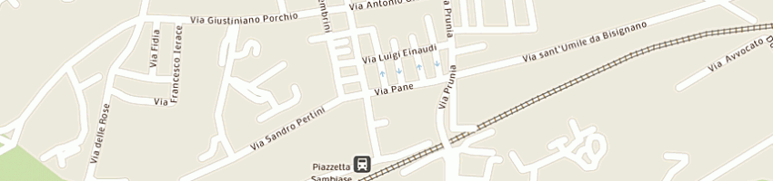 Mappa della impresa sn auto di notaro vincenzo e c sas a LAMEZIA TERME