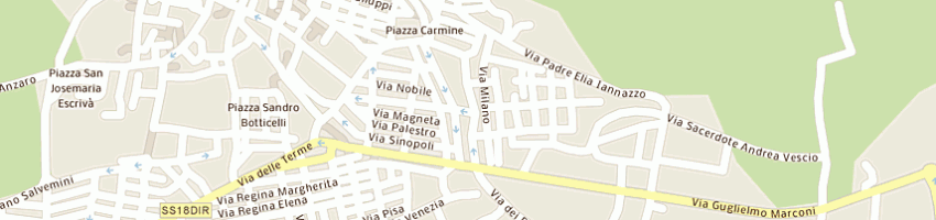 Mappa della impresa amendola michele a LAMEZIA TERME