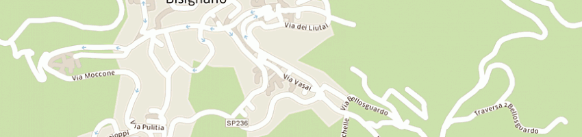 Mappa della impresa granieri franco a BISIGNANO