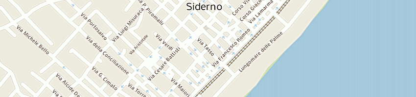 Mappa della impresa armeria del corso di schirripa sergio e c sas a SIDERNO