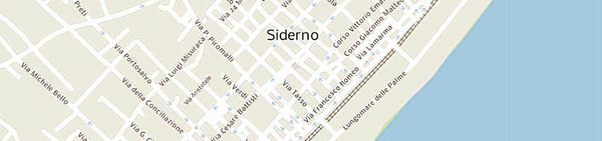 Mappa della impresa macri carmine a SIDERNO