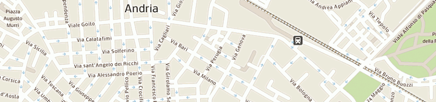 Mappa della impresa di bruno natale pool system a ANDRIA