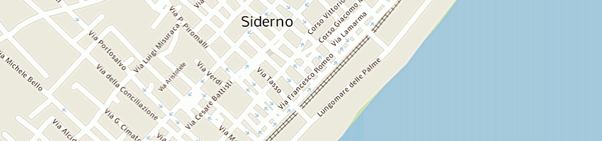 Mappa della impresa erreppi srl a SIDERNO