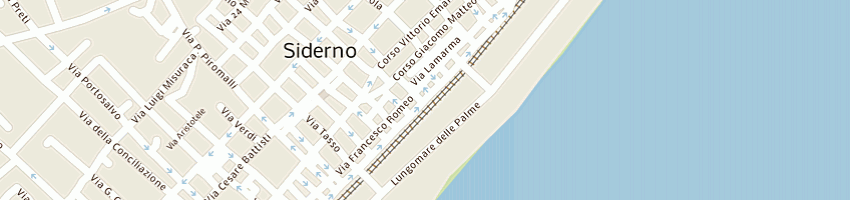 Mappa della impresa studio vertigo di cartisano rocco  a SIDERNO