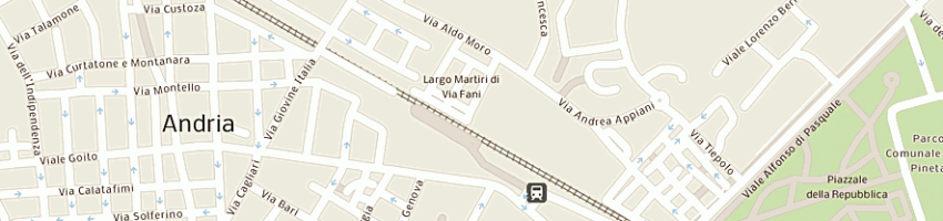 Mappa della impresa supermercati young srl a ANDRIA