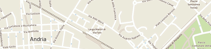 Mappa della impresa the old brewery di picciarella domenico e c sas a ANDRIA