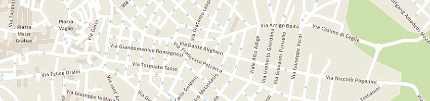 Mappa della impresa panificio ieva snc di ieva vito e ieva gaetano a ANDRIA