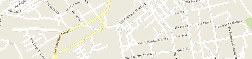 Mappa della impresa media express srl  a LAMEZIA TERME