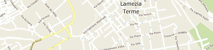Mappa della impresa pulice domenico a LAMEZIA TERME
