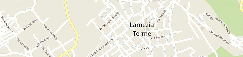 Mappa della impresa il fascino dell'intimo di cortese daniela a LAMEZIA TERME