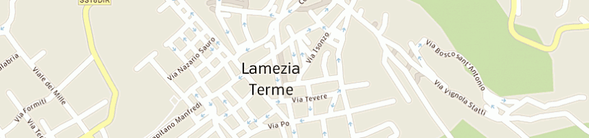 Mappa della impresa chiemar costruzioni di chirumbolo sergio e c sas a LAMEZIA TERME