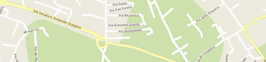 Mappa della impresa benefit center palestra di roberto g e cugnetto s  a LAMEZIA TERME