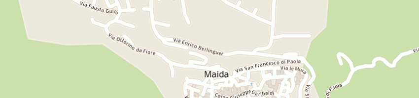 Mappa della impresa accessories bags e cosmetics srl  a MAIDA