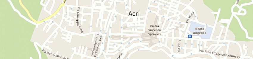 Mappa della impresa rizzo silvana a ACRI