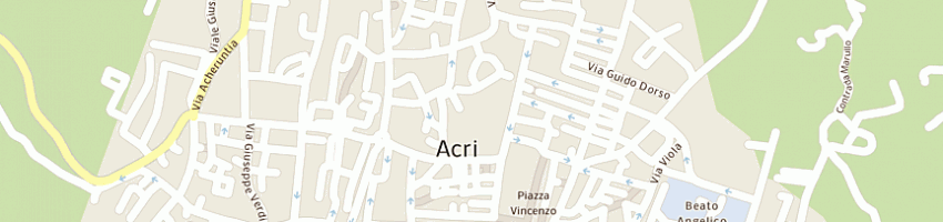 Mappa della impresa toanco' s arredi srl a ACRI