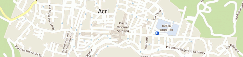 Mappa della impresa splendor sud di chiarelli rosa e c snc a COSENZA