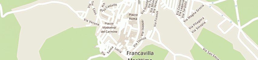 Mappa della impresa poste italiane a FRANCAVILLA MARITTIMA
