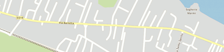 Mappa della impresa marzocca paolo e c (snc) a TRANI