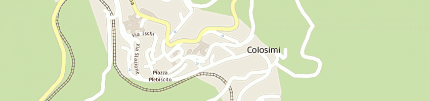 Mappa della impresa tuttogomme snc  a COLOSIMI