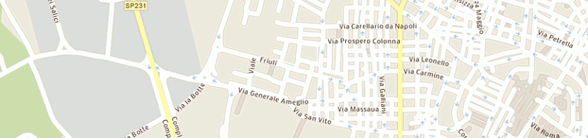 Mappa della impresa enap puglia ente addestramento professionale a CORATO