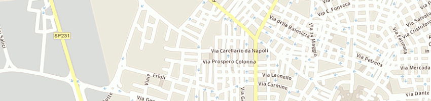 Mappa della impresa conca michele a CORATO