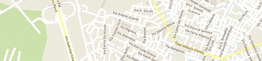 Mappa della impresa mediacom snc di siena arcangela e savella vincenza a CORATO
