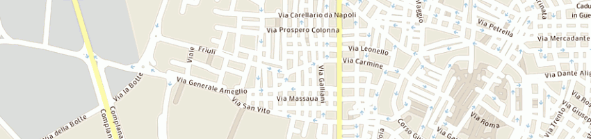 Mappa della impresa gallo domenico a CORATO