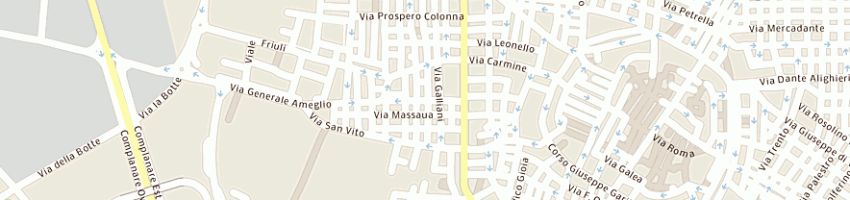 Mappa della impresa centro grafico di di chiaro bruno a CORATO