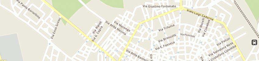 Mappa della impresa fioreria grammatica di fabiano giuseppe a CORATO
