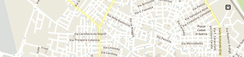 Mappa della impresa danisi sandro a CORATO