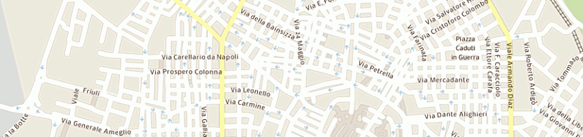 Mappa della impresa tarricone filippo a CORATO
