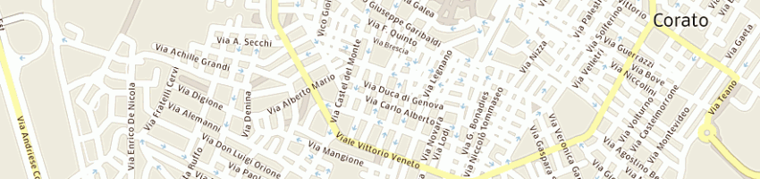 Mappa della impresa camporeale cristoforo a CORATO