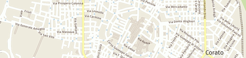 Mappa della impresa la sfornata di tedone luigi e c snc a CORATO