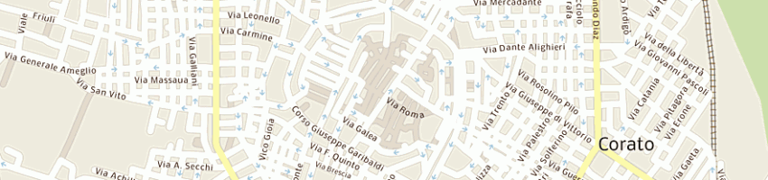 Mappa della impresa mininno savino a CORATO