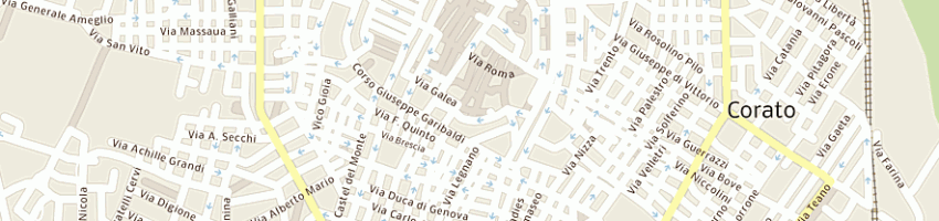 Mappa della impresa di bisceglie giuseppe a CORATO