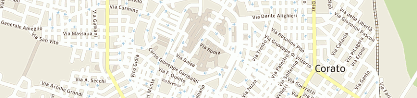 Mappa della impresa l'antico pozzo srl a CORATO